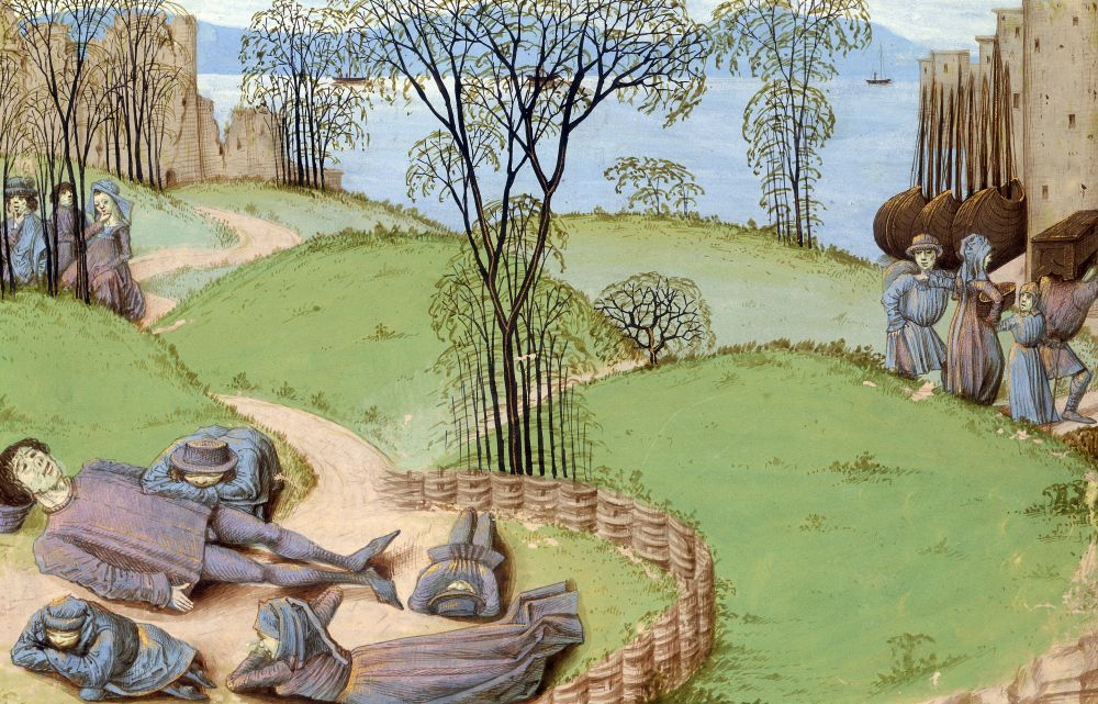 Великий голод в Европе 1315–1317. Из «Хроник Англии» Жана Ваврена. 1480